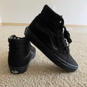 Black high top VANS